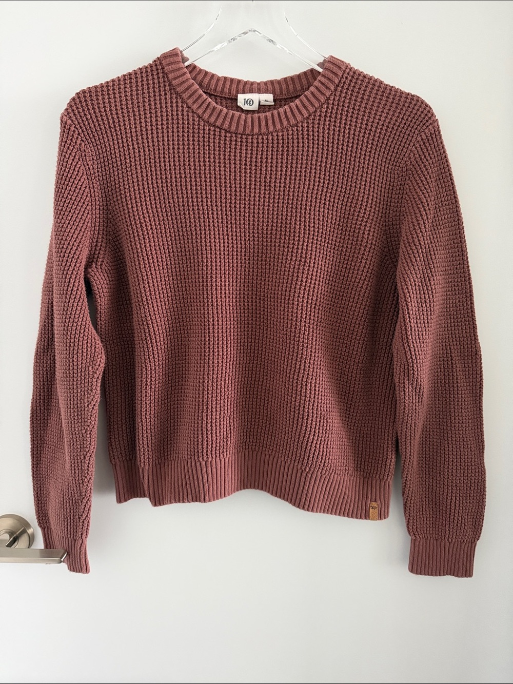 TenTree - Women's Dusty Rose Organic Cotton Knit Sweater